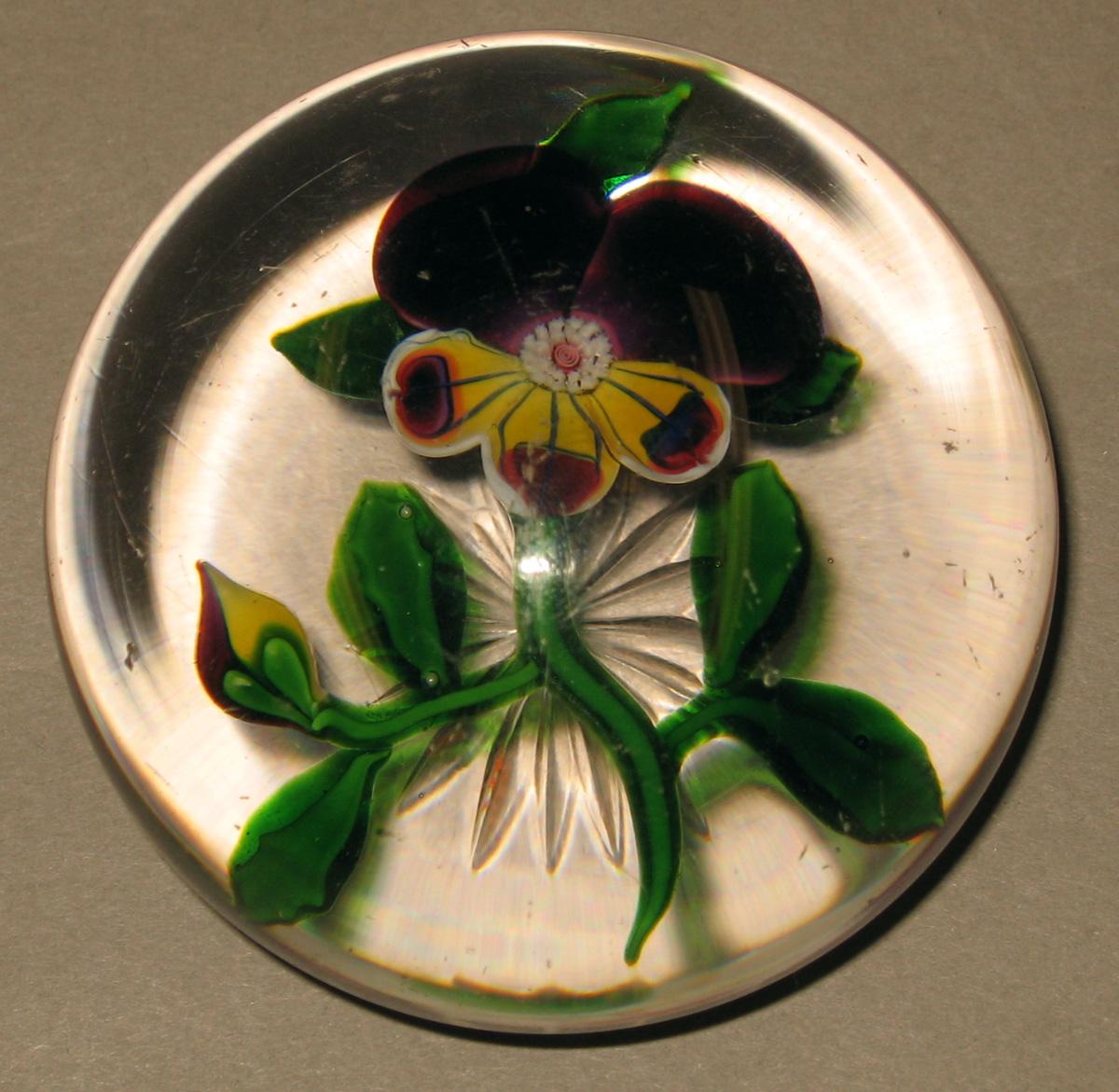 1966.1940 Glass paperweight