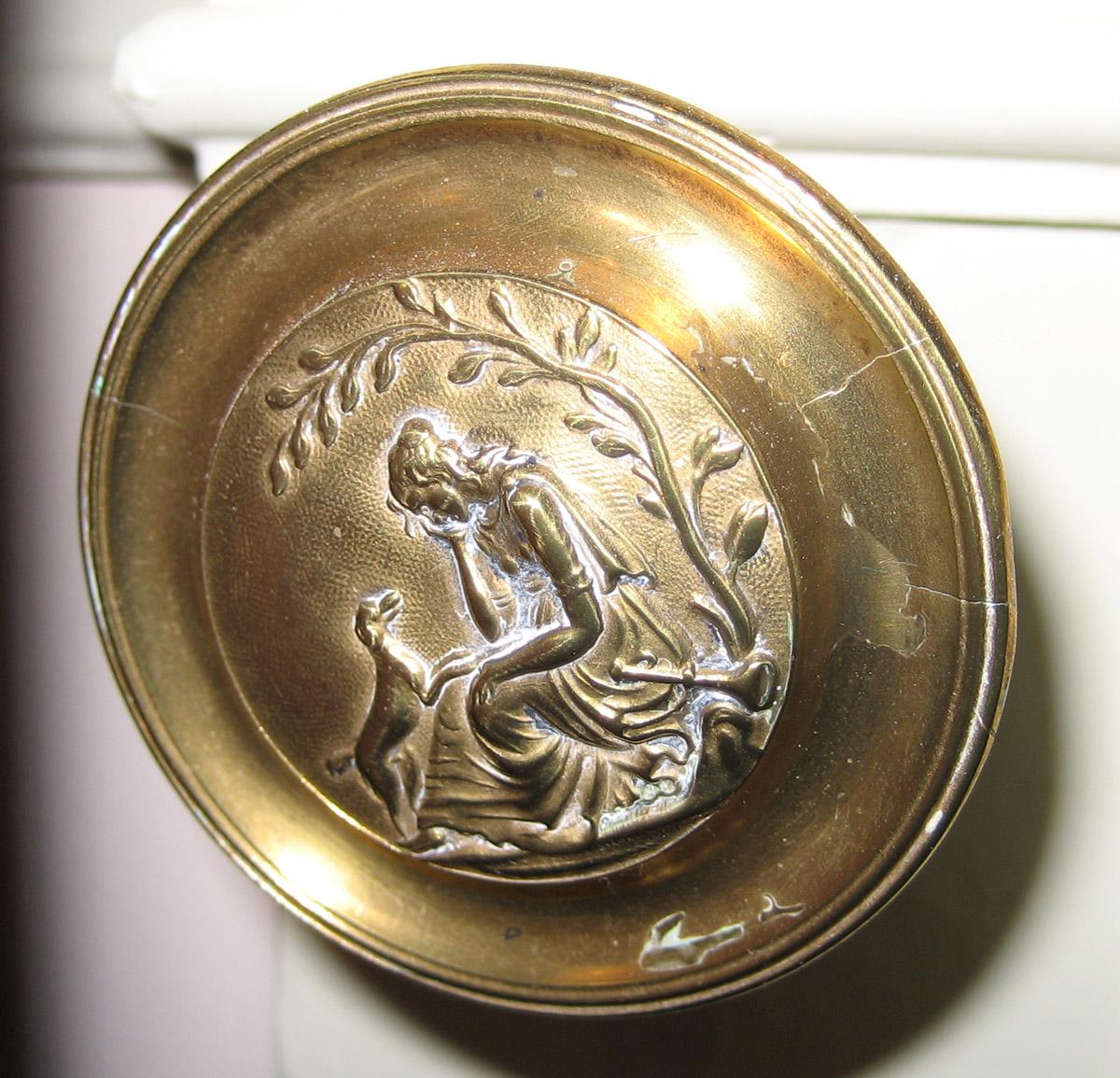 1966.1492.001 Cloak pin (detail)