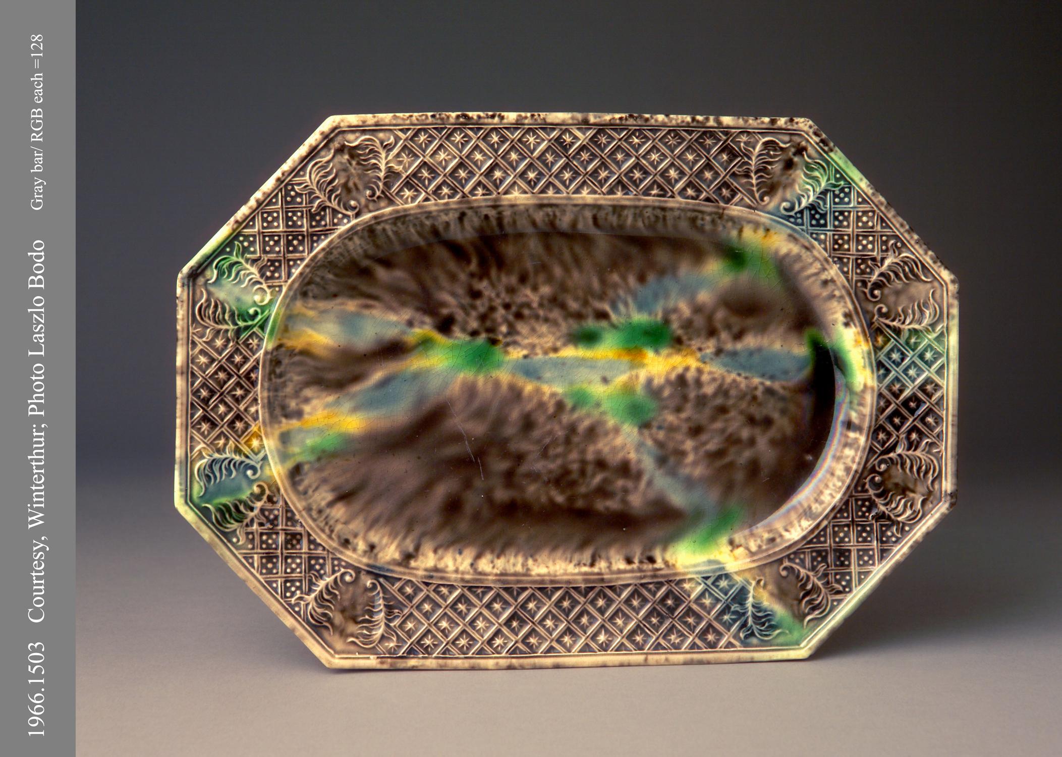 1966.1503 Creamware dish