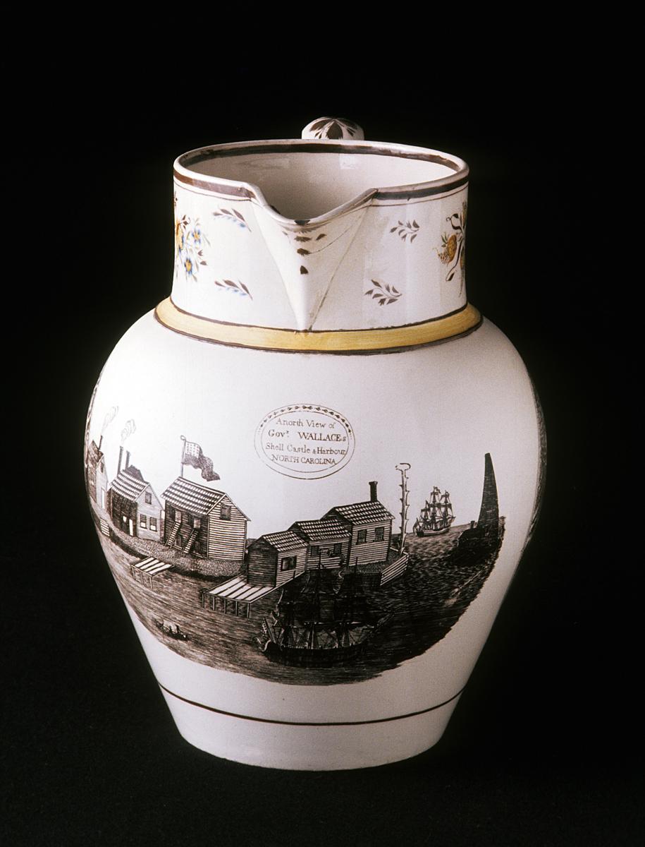 1967.0024 Washington and NC Harbor jug (front)