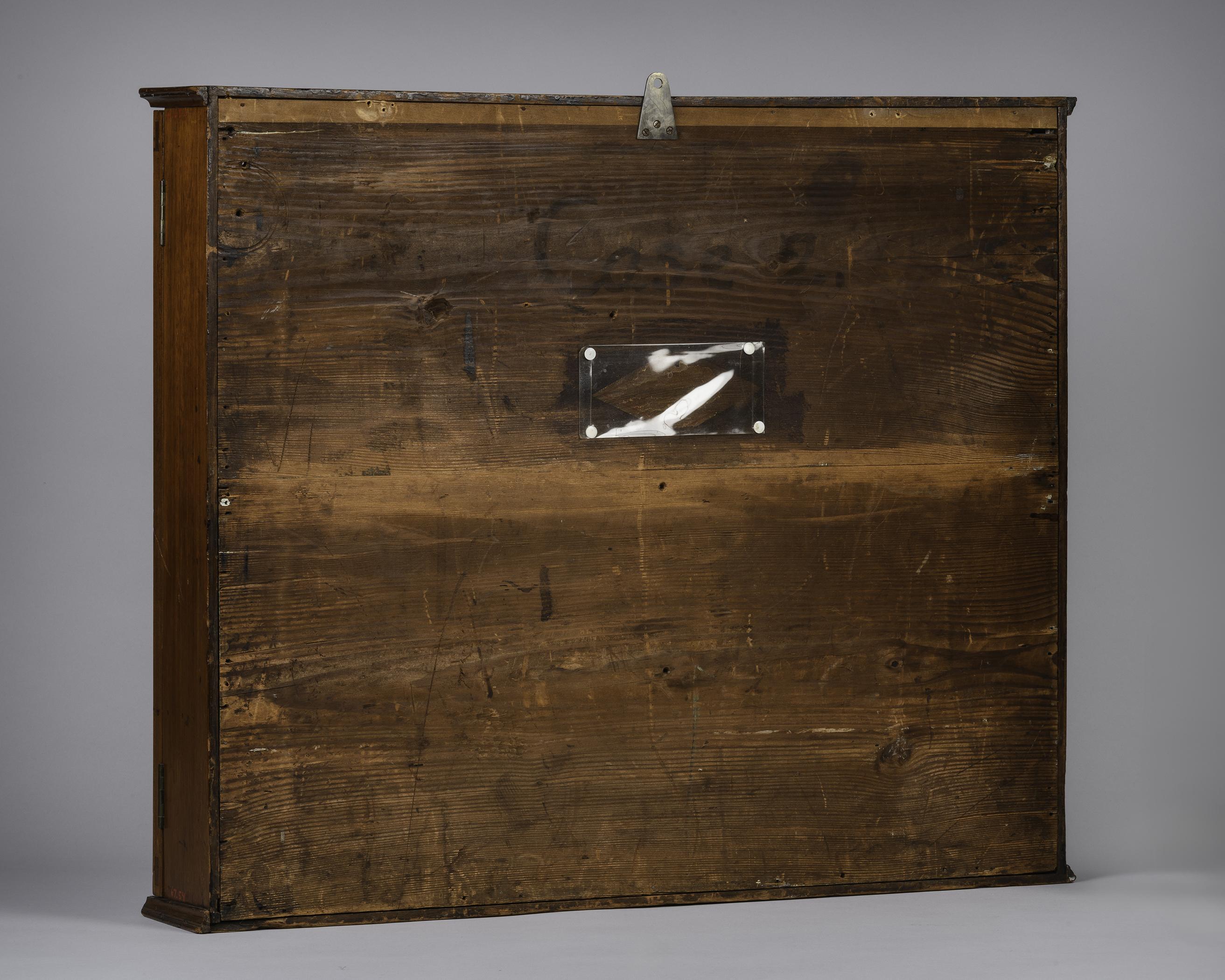 1967.0054 A, B Bookcase, detail 1