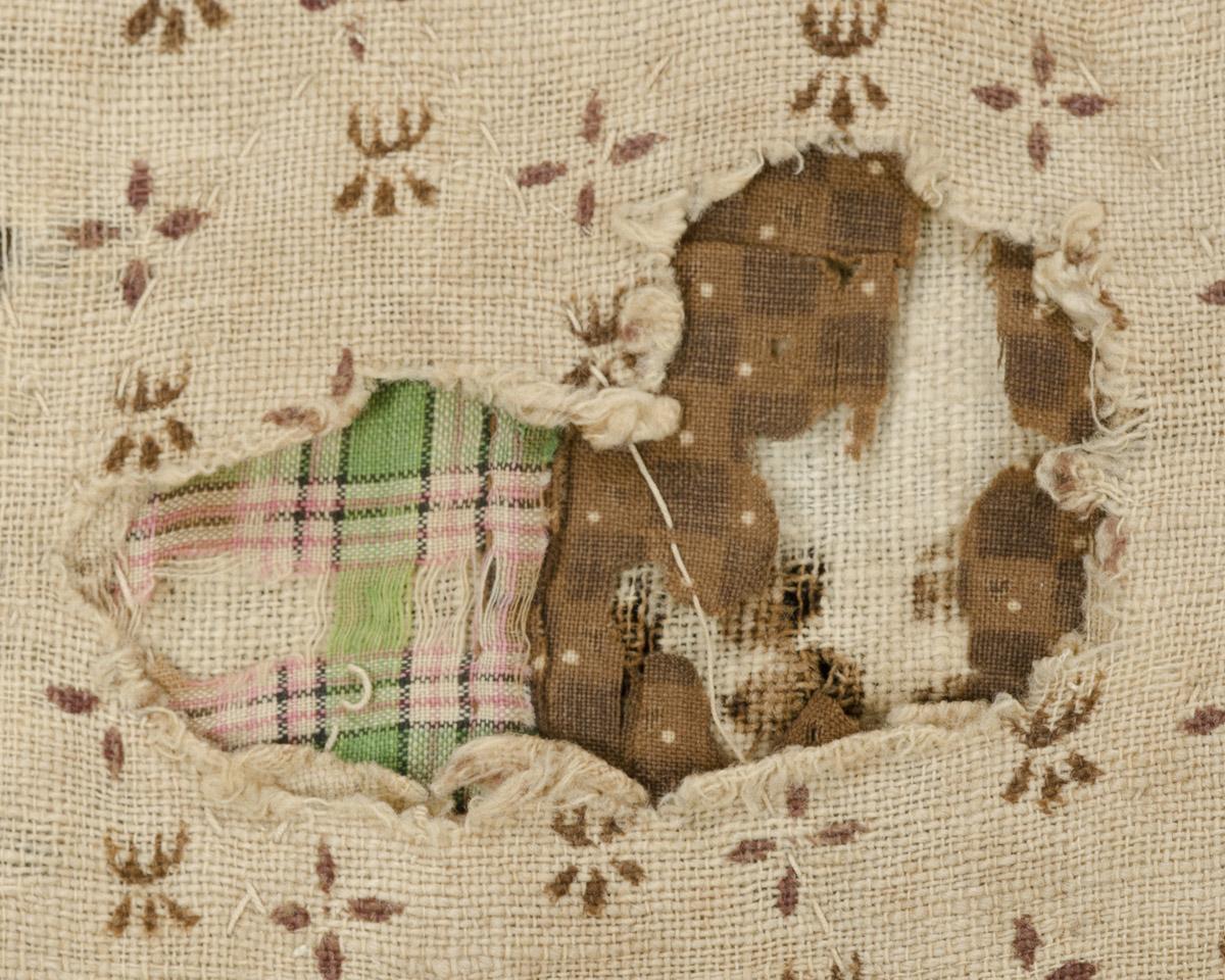 1967.0078 Quilt, reverse, detail 4