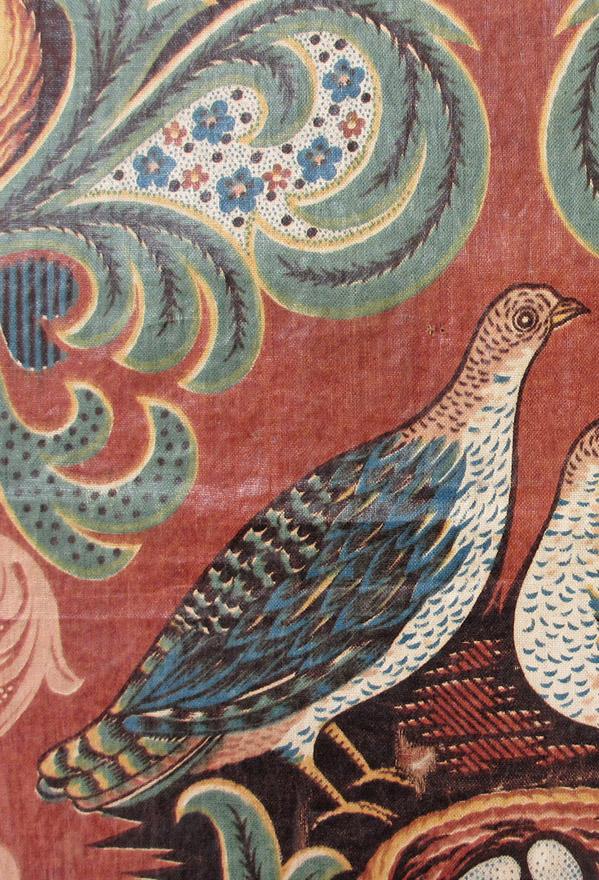 1967.0086 textile, printed detail 1