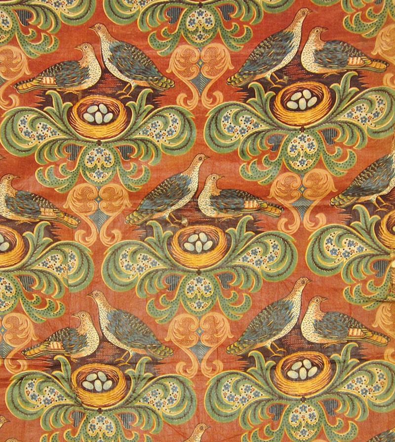 T2080 textile, printed design repeat