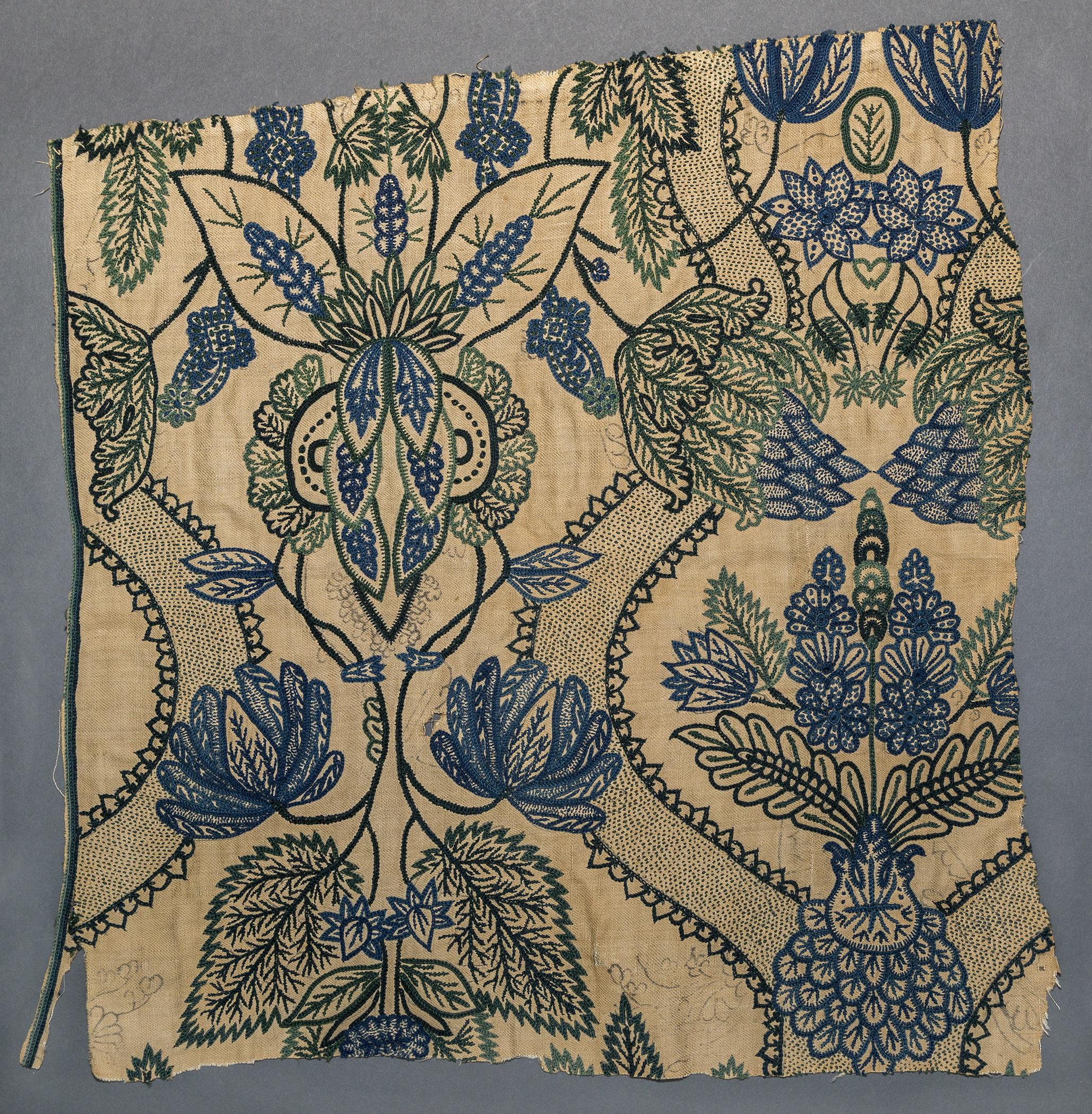 1967.0087 Textile, embroidered, view 1