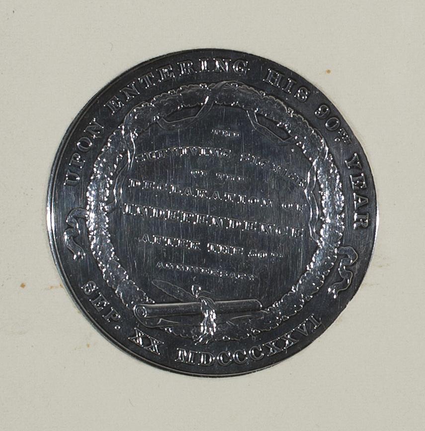 1967.0094 Medal, view 1, reverse