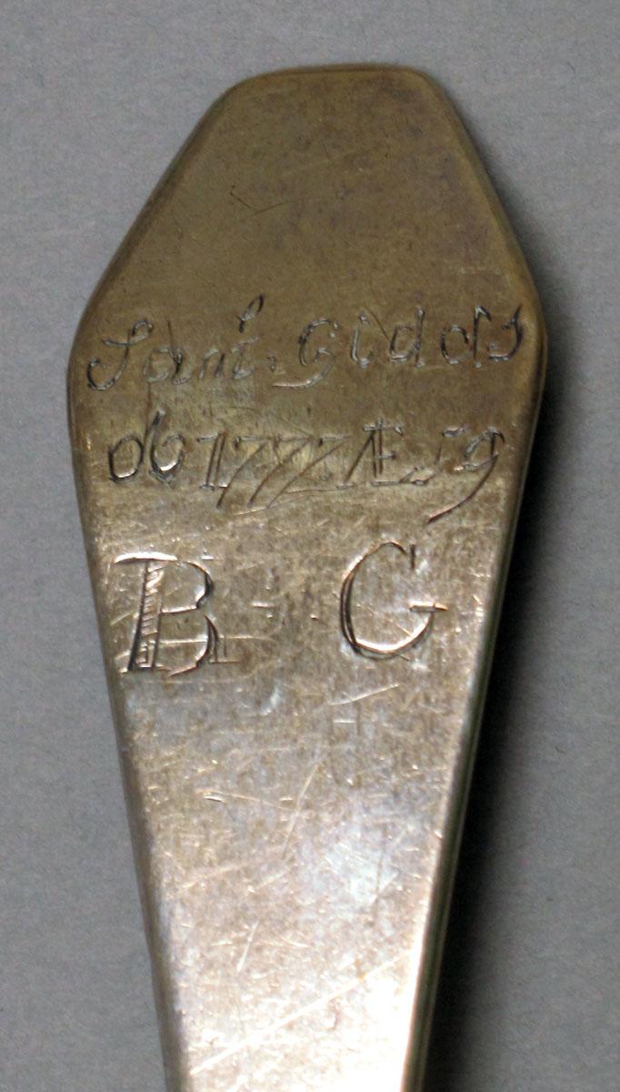 1967.0102 Silver Spoon engraving