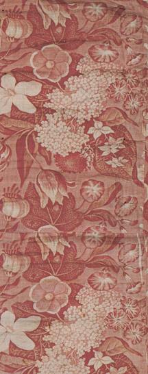 T1199 textile, printed design repeat