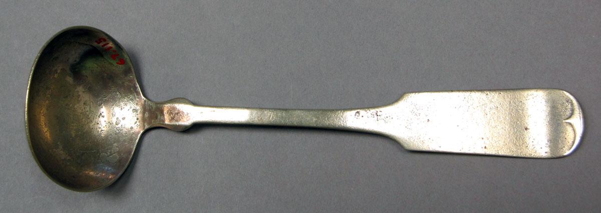1967.0115 Silver Ladle upper surface