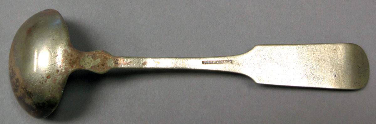1967.0115 Silver Ladle underside