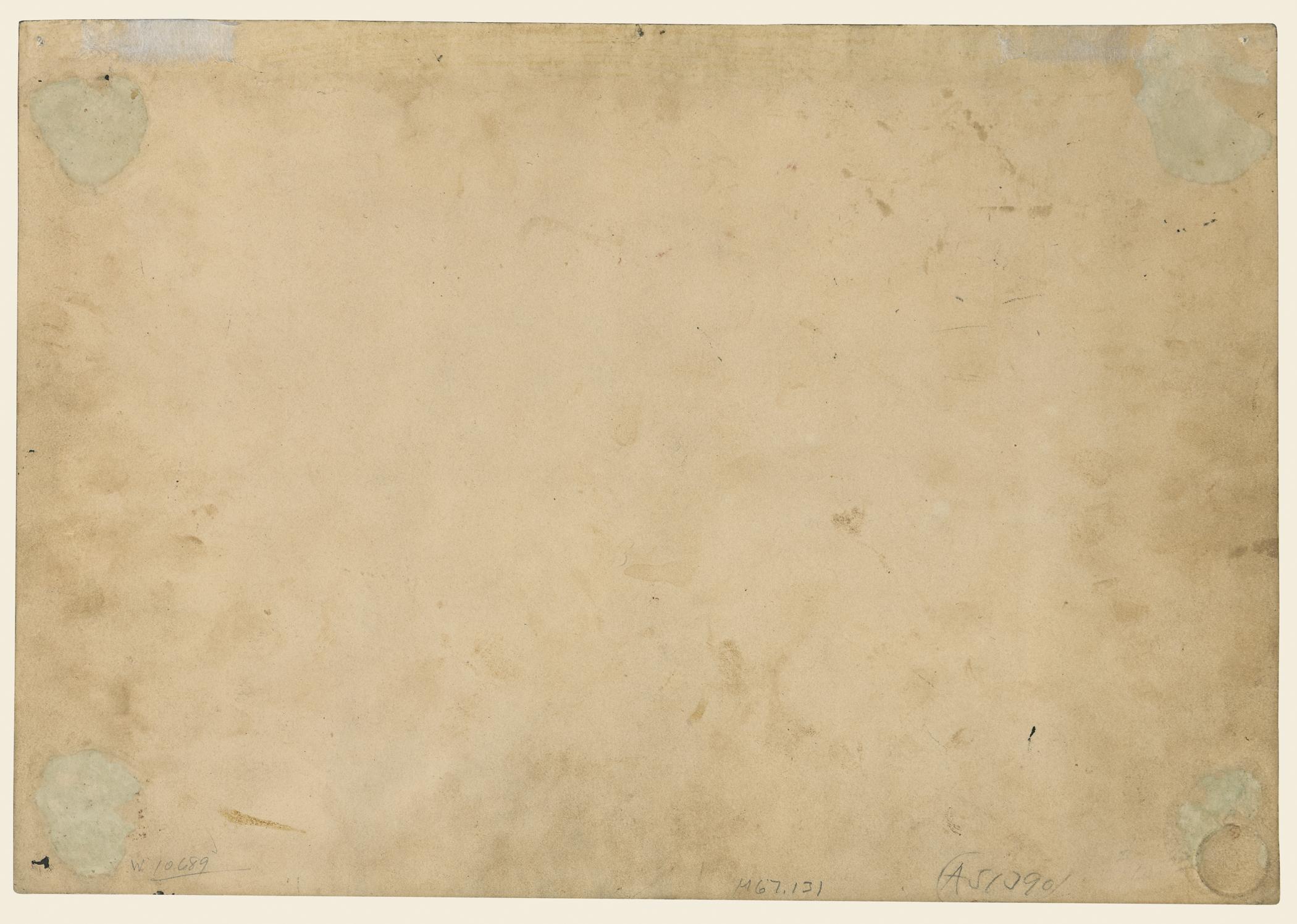1967.0131 Drawing, view 2, reverse