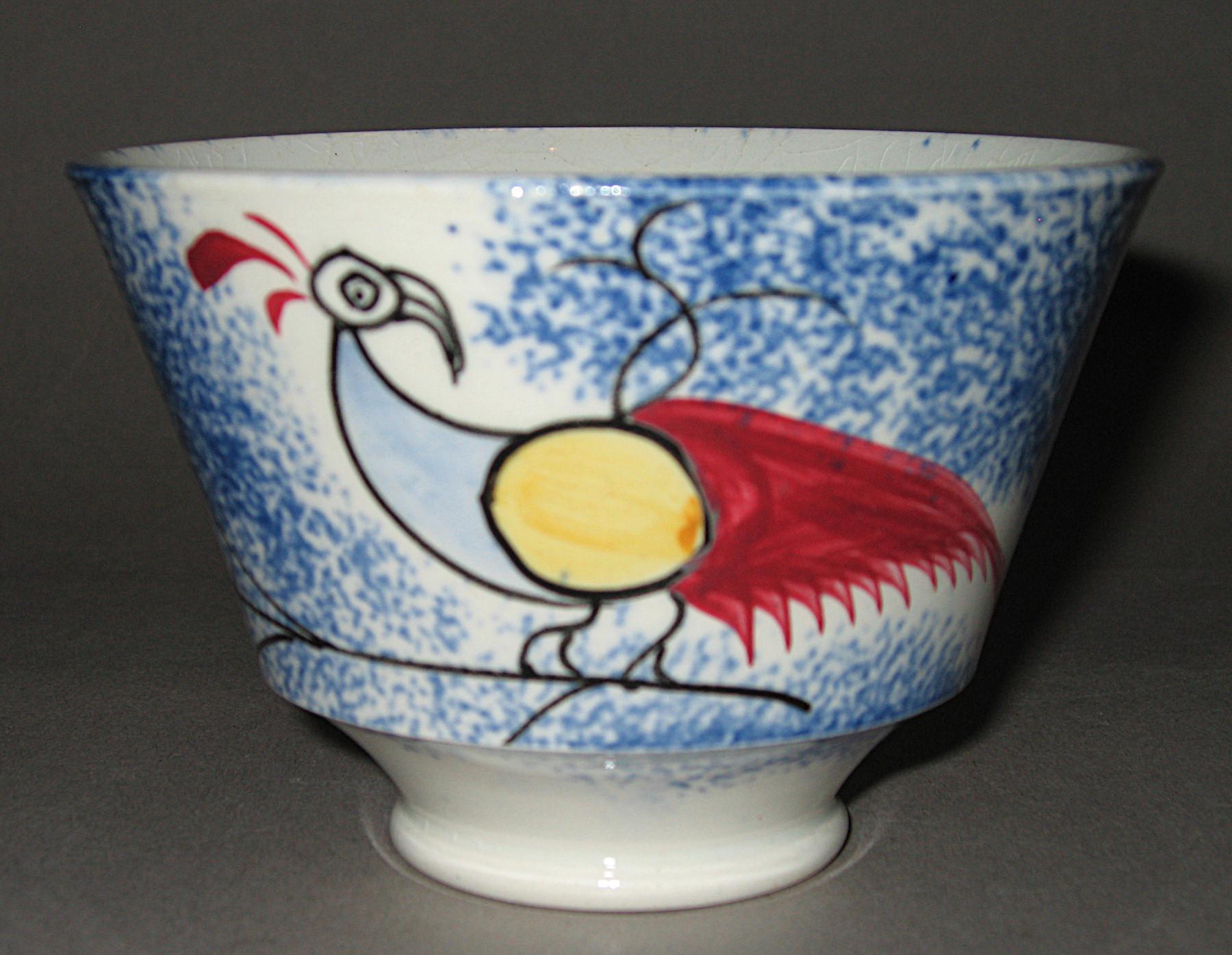 1967.0139 A Spatterware teabowl