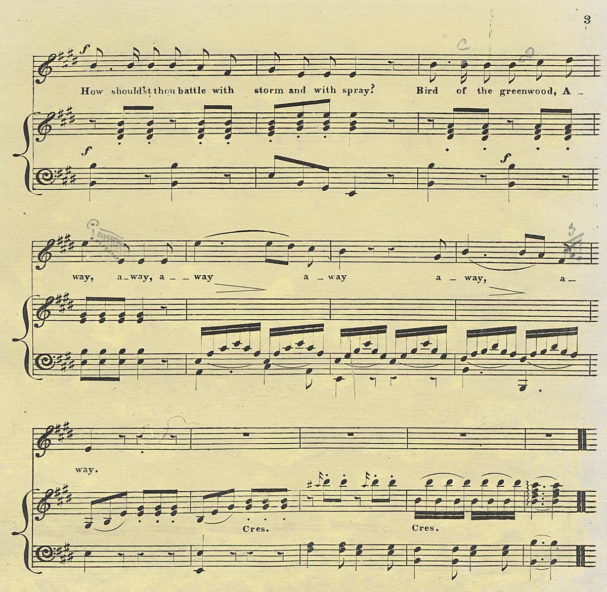 1967.0141 Sheet Music Page 3, Detail