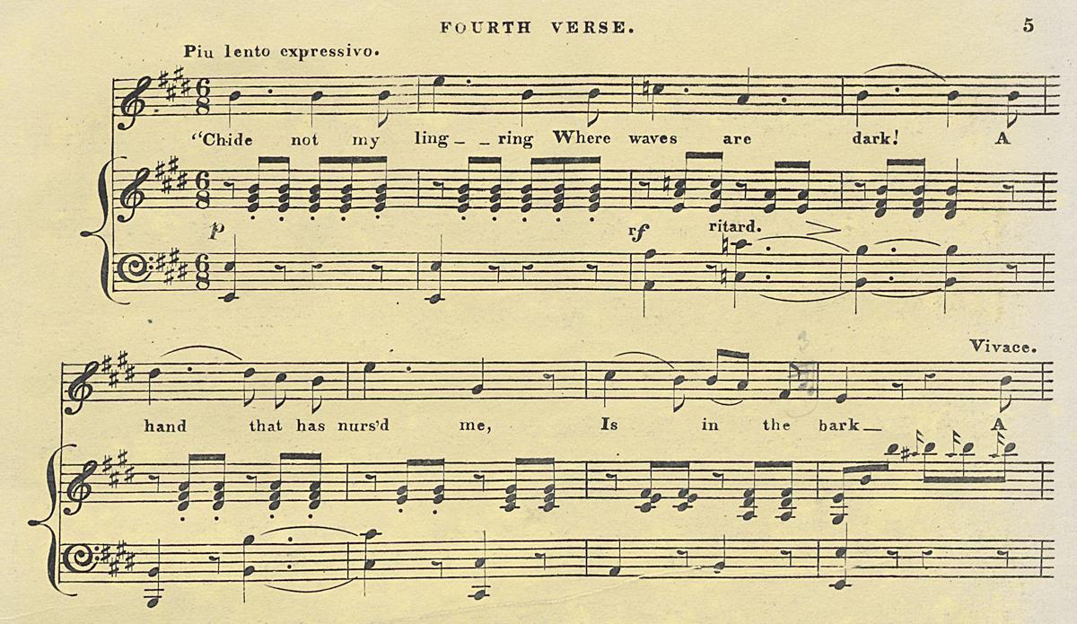 1967.0141 Sheet Music Page 5, Detail