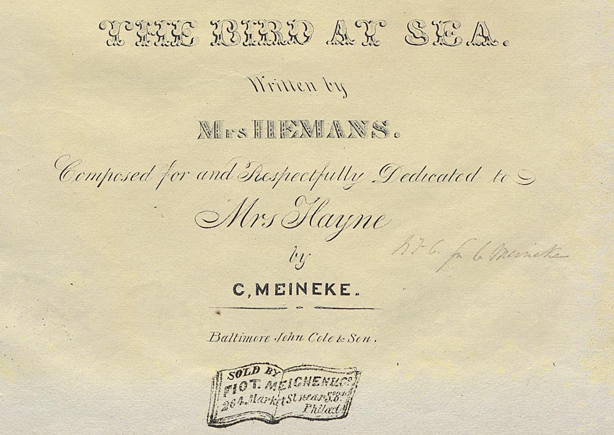 1967.0141 Sheet Music Cover, Detail 2