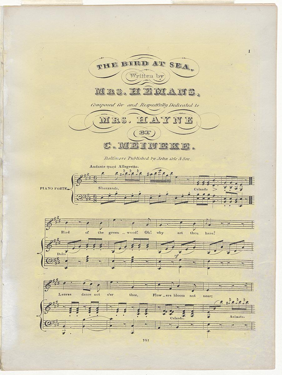 1967.0141 Sheet Music Page 1