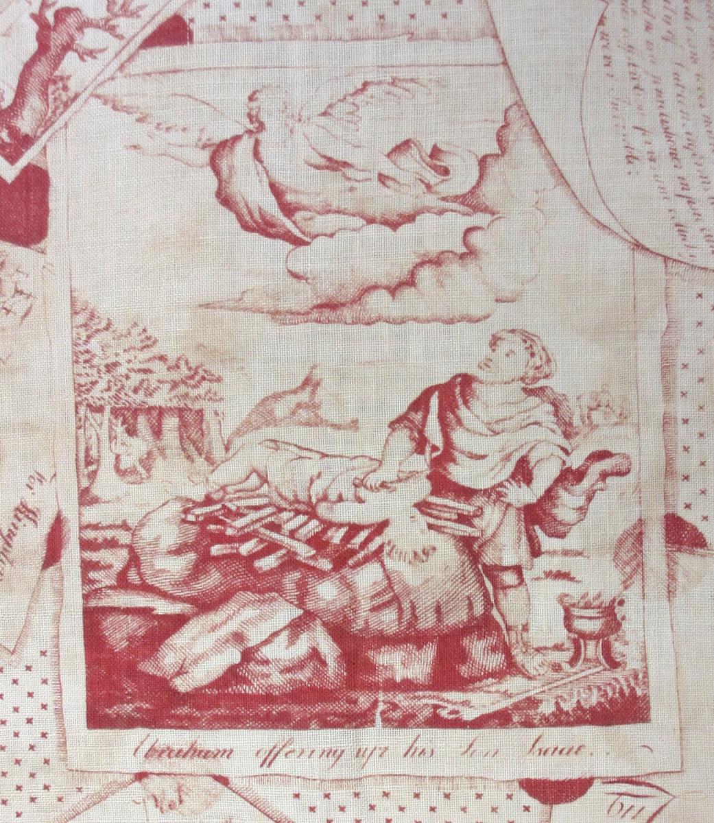 1967.0142 textile, printed detail 1