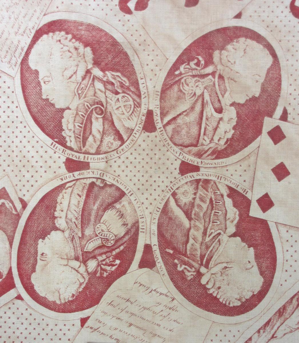 1967.0142 textile, printed detail 3