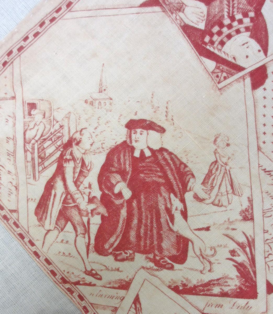 1967.0142 textile, printed detail 6
