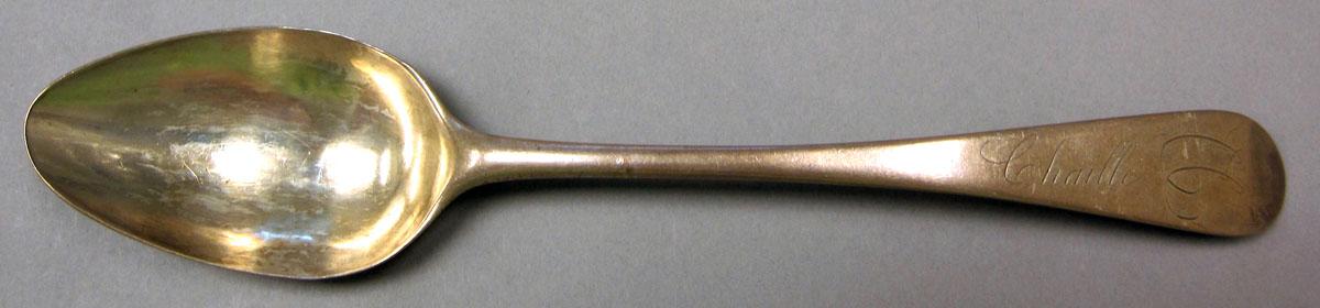 1967.0149.001 Silver Spoon upper surface
