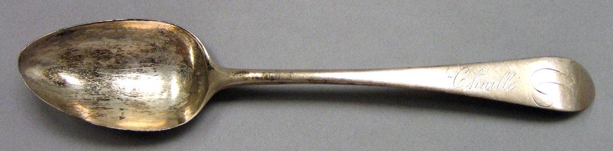 1967.0149.003 Silver Spoon upper surface