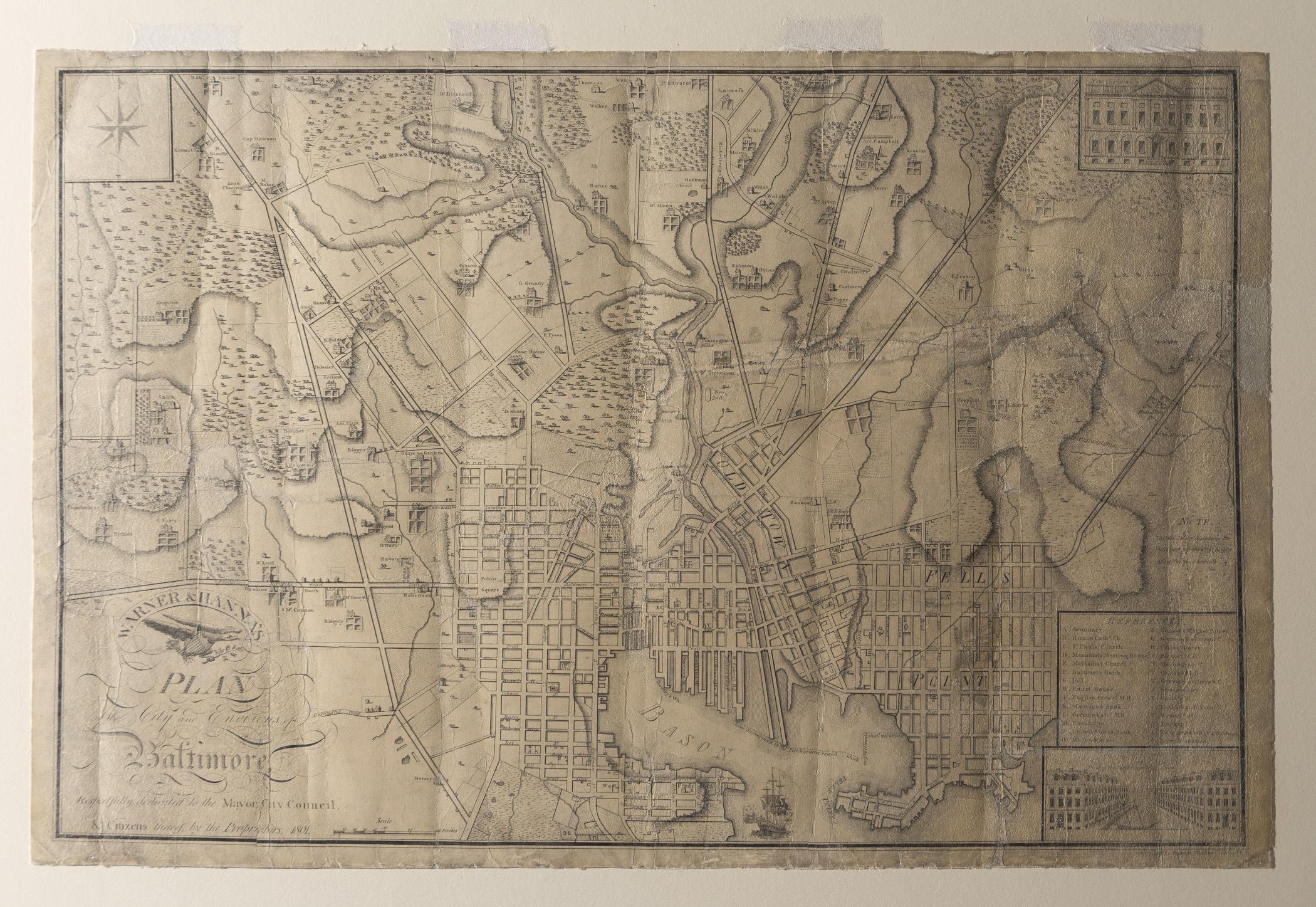 1967.0161 Map, view 2, raking light