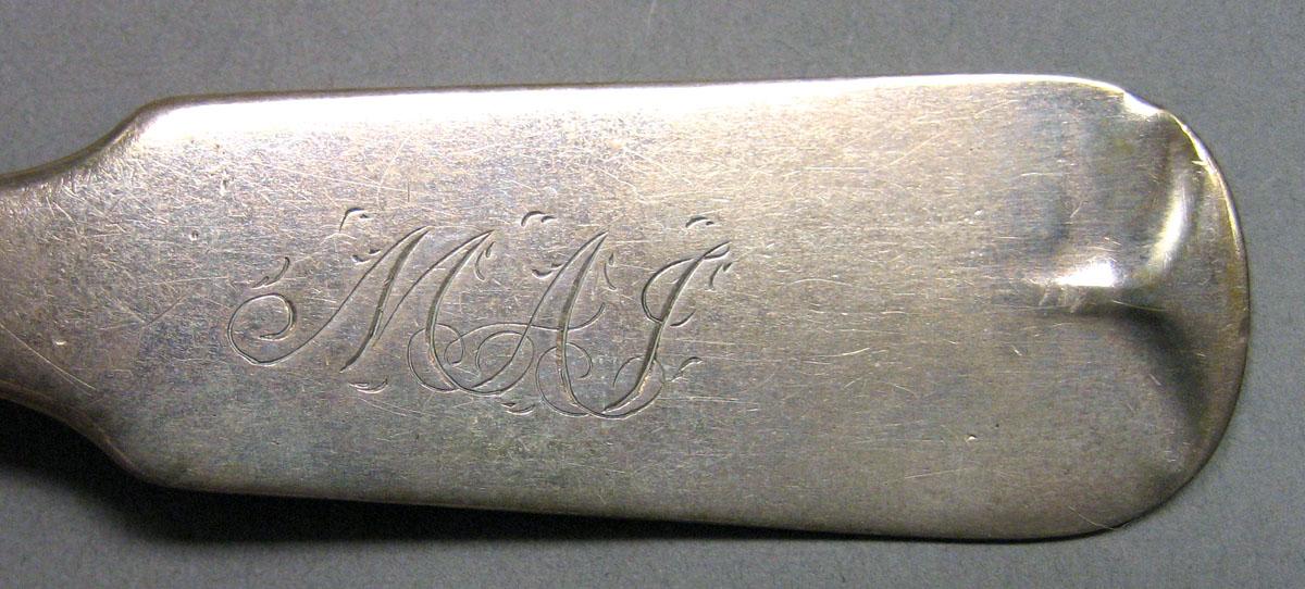 1967.0164 Silver Spoon engraving