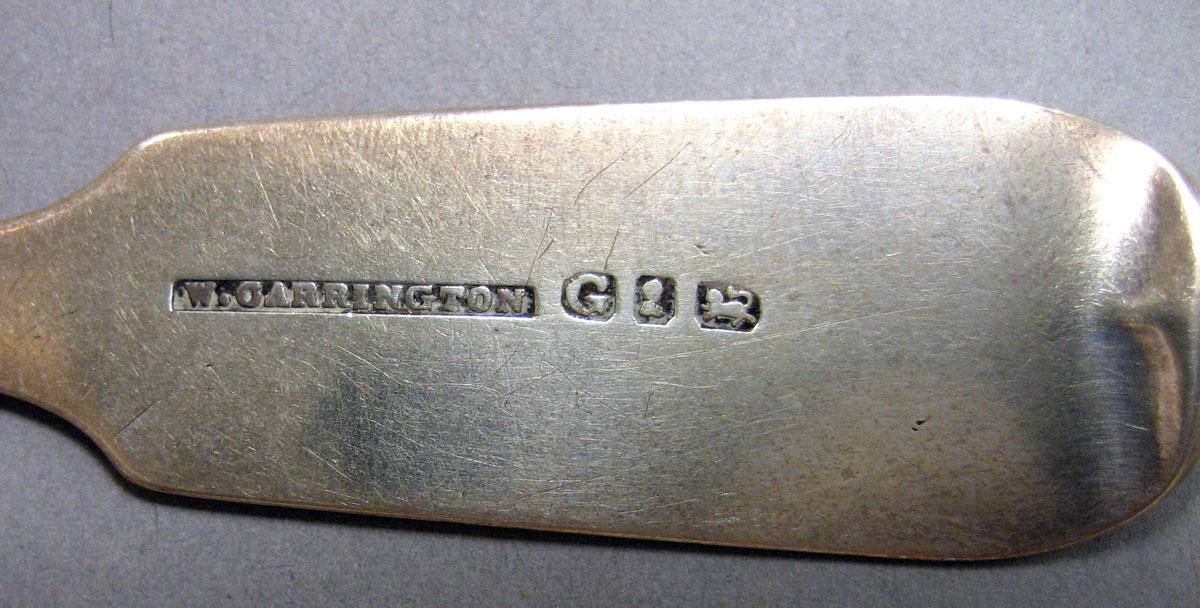 1967.0166 Silver Spoon mark