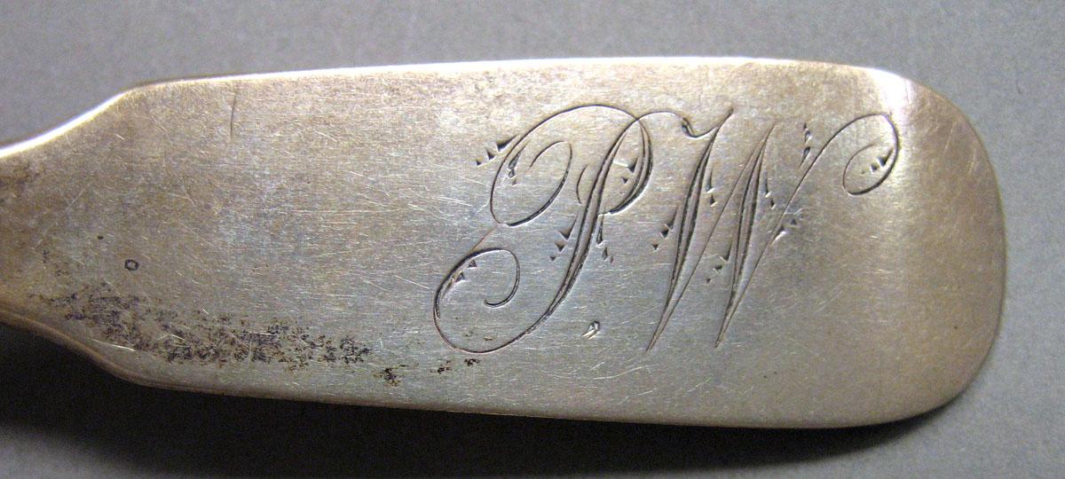 1967.0167 Silver Spoon engraving