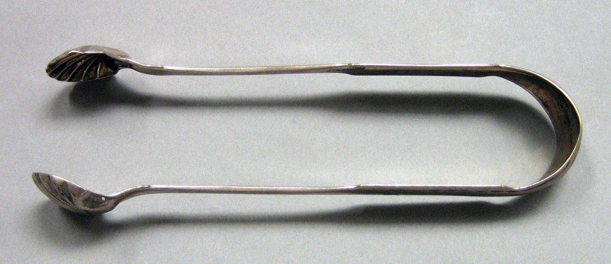 1967.0169 Silver Tongs view 1