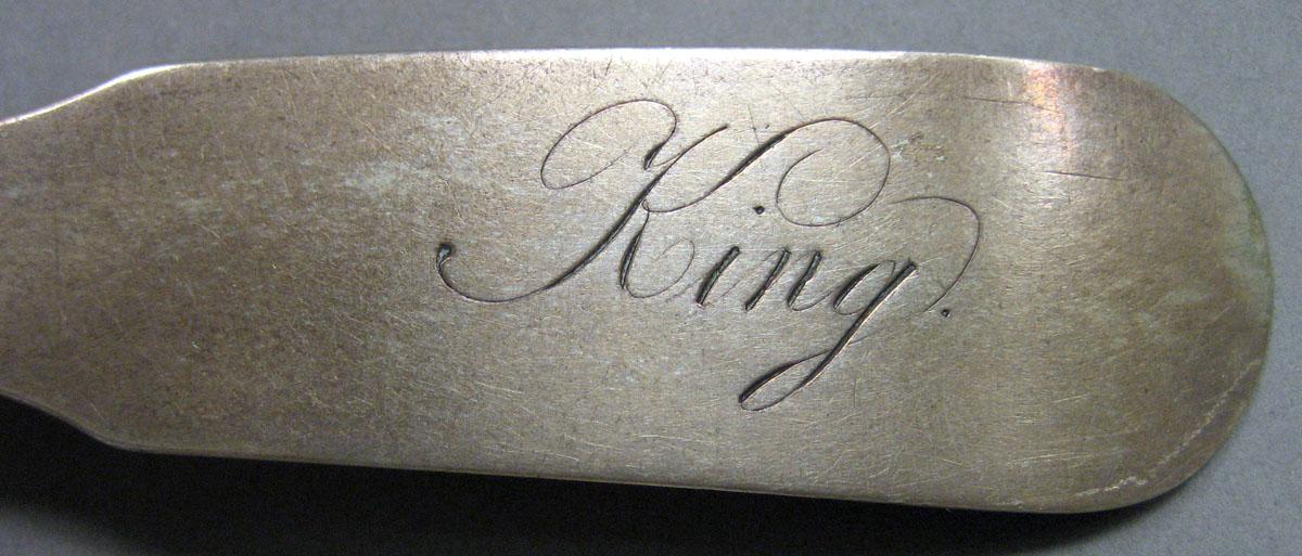 1967.0174 Silver Spoon engraving