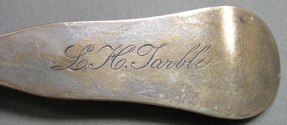 1967.0181 Silver Spoon engraving