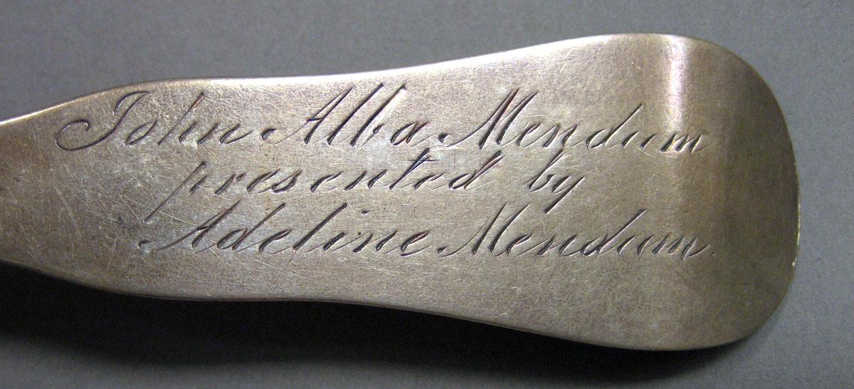 1967.0184 Silver Spoon engraving