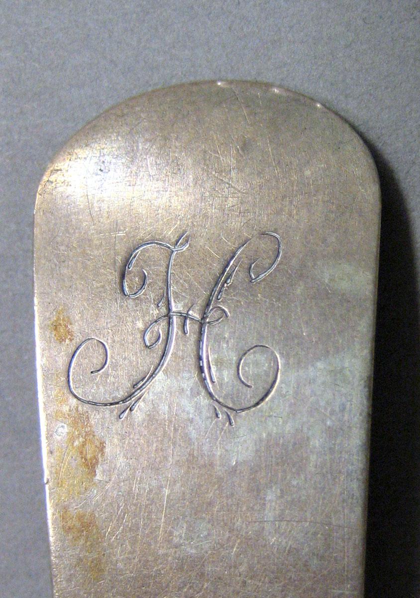 1967.0185 Silver Spoon engraving