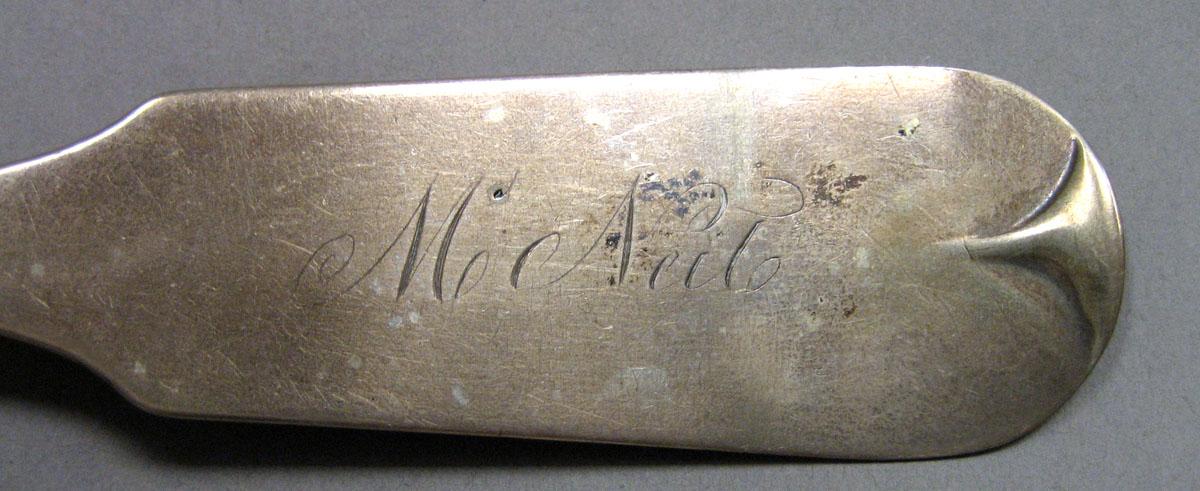 1967.0193 Silver Spoon engraving