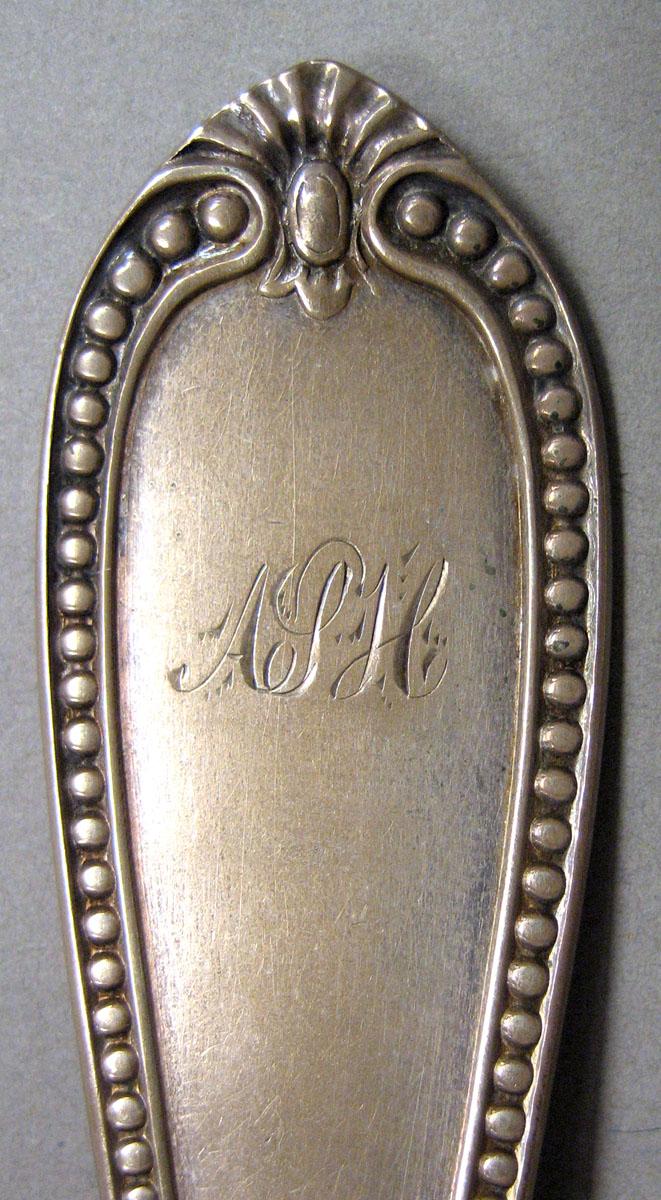 1967.0195.001 Silver Fork engraving