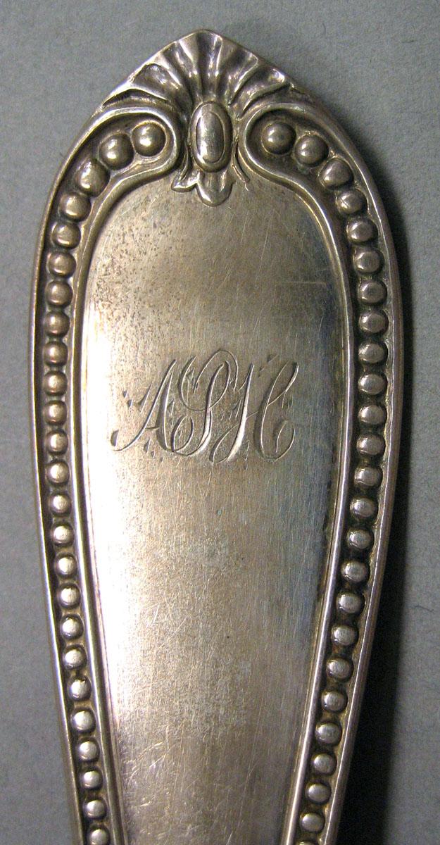 1967.0195.003 Silver Fork engraving