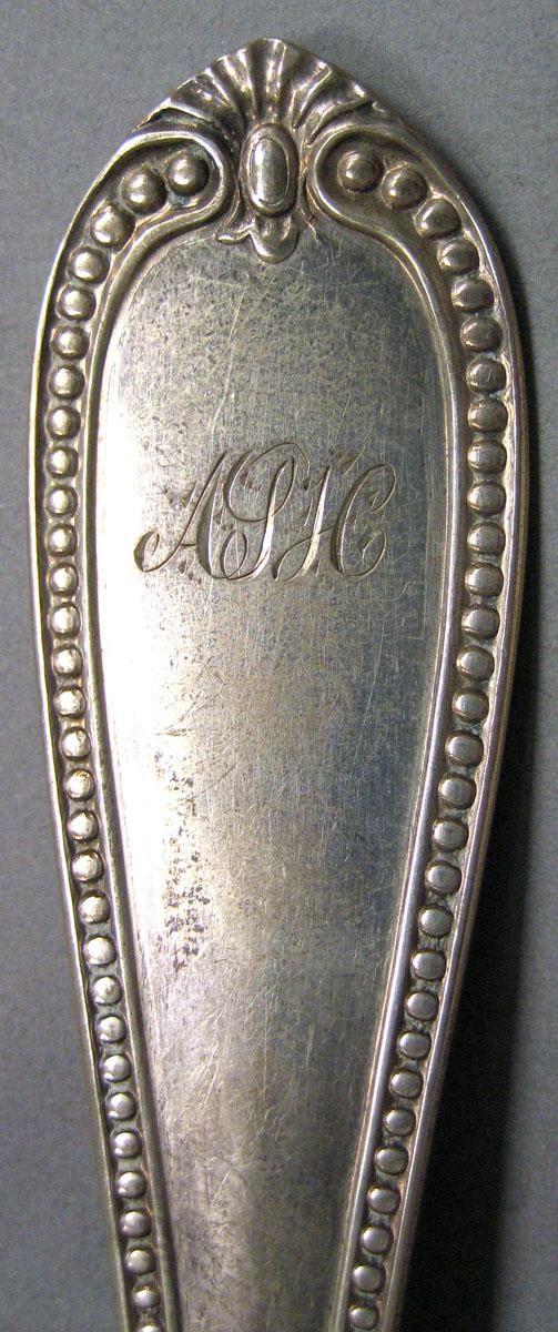 1967.0195.007 Silver Fork engraving
