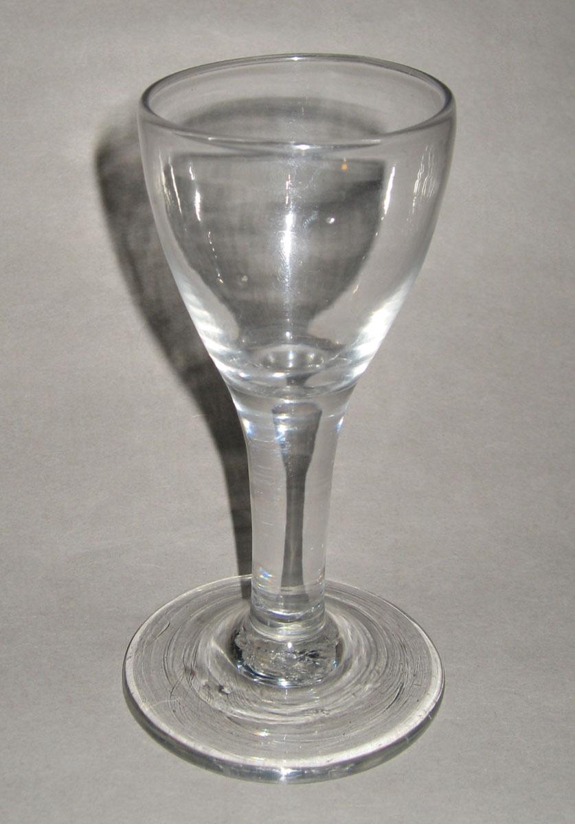 1967.0240 Colorless glass wine glass