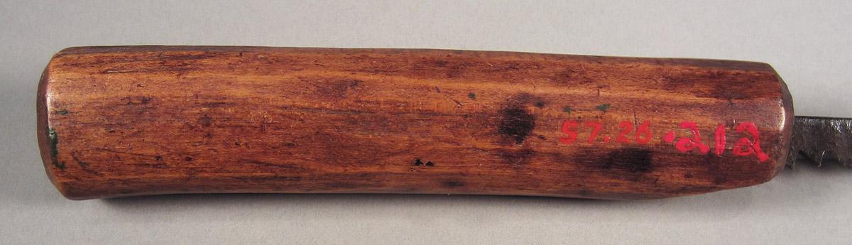 1957.0026.212, Keyhole saw, handle