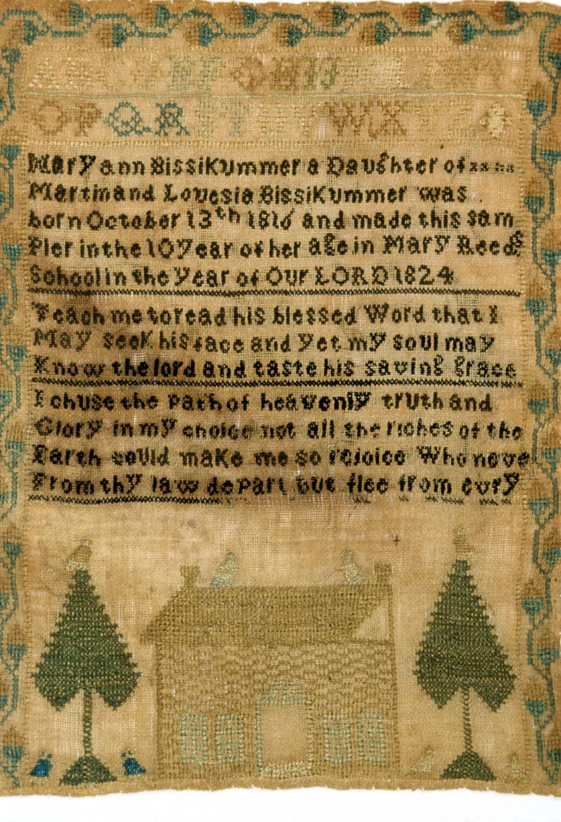 1967.0271 Needlework Sampler