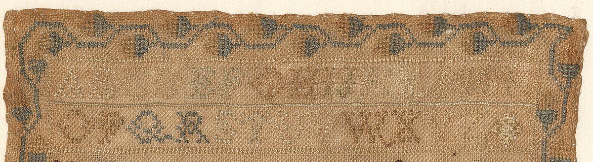 1967.0271 Sampler, Detail