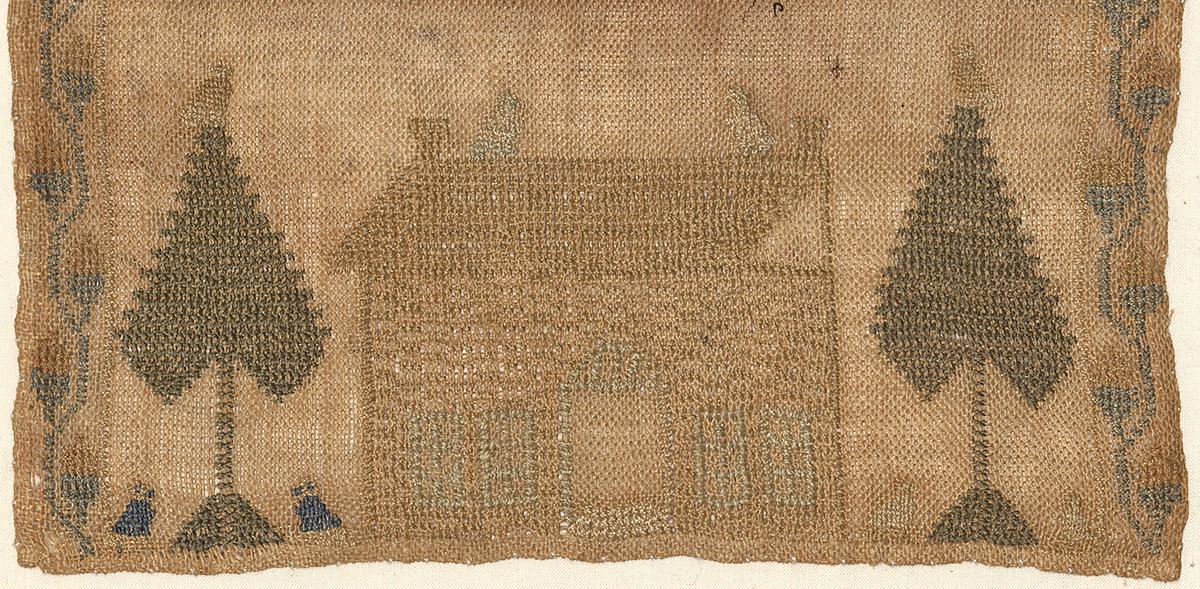 1967.0271 Sampler, Detail 3