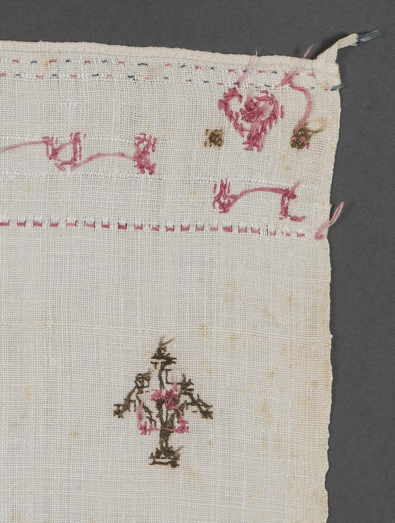 1967.0272 Towel, reverse, detail 3