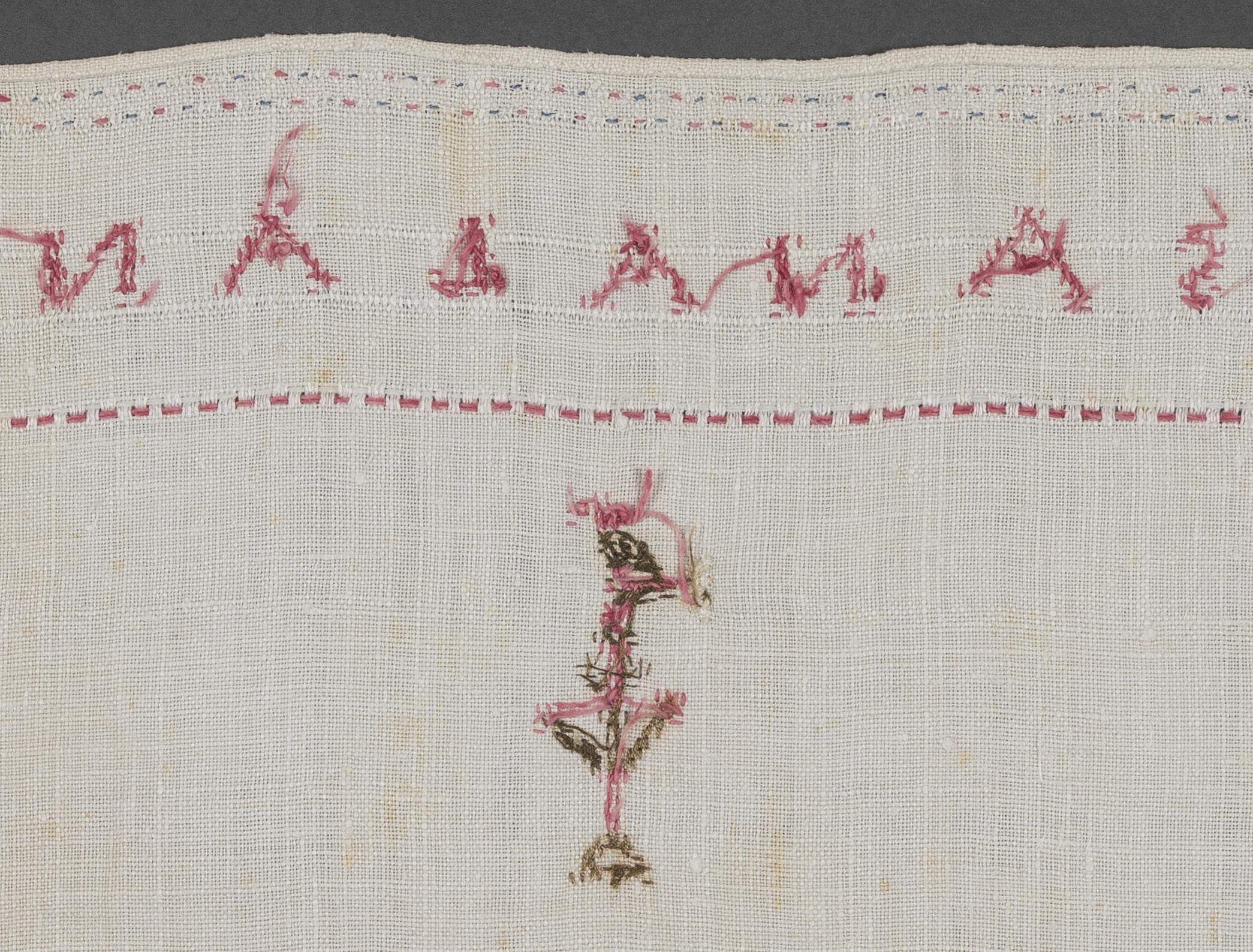 1967.0272 Towel, reverse, detail 4
