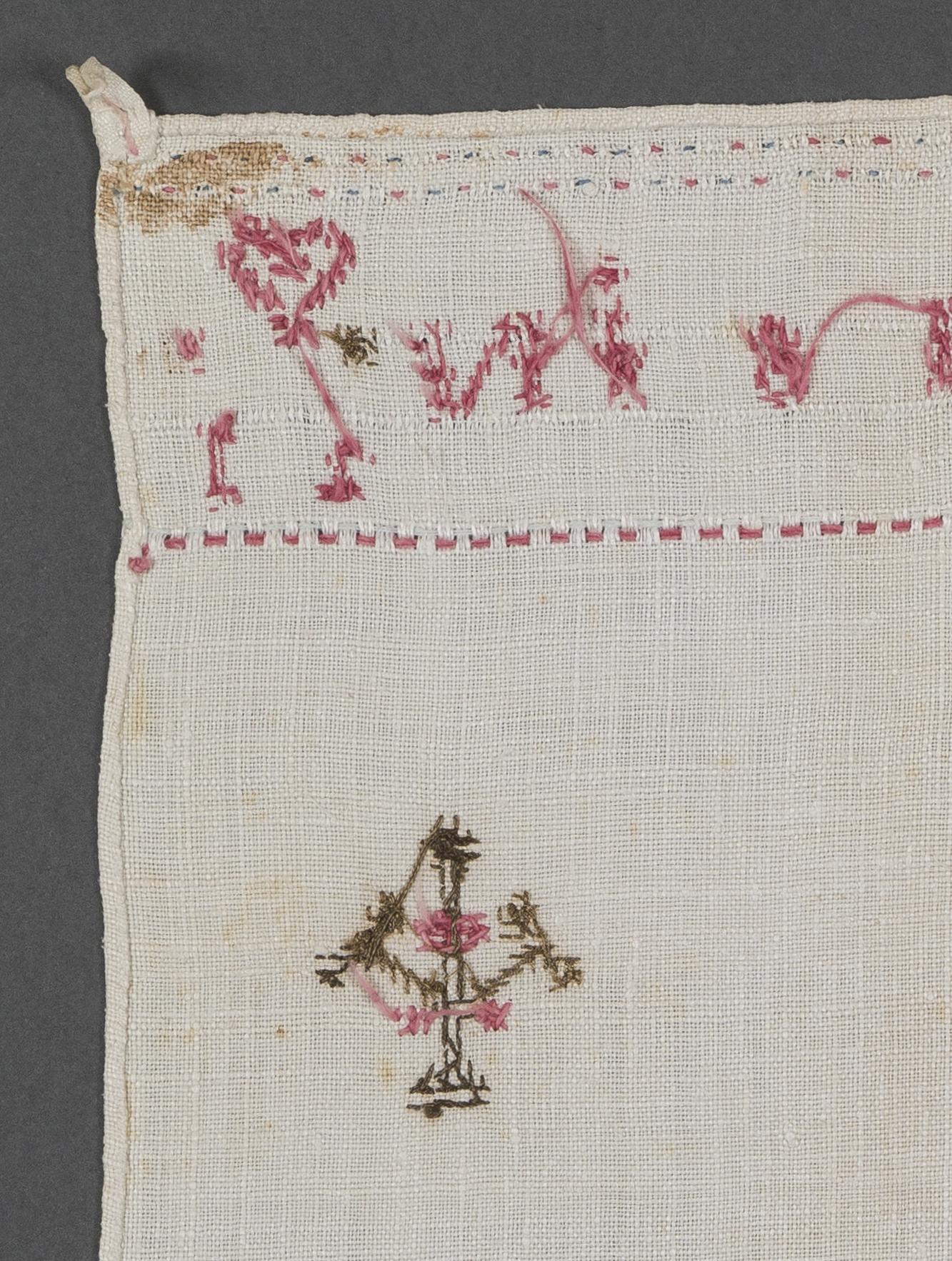 1967.0272 Towel, reverse, detail 5