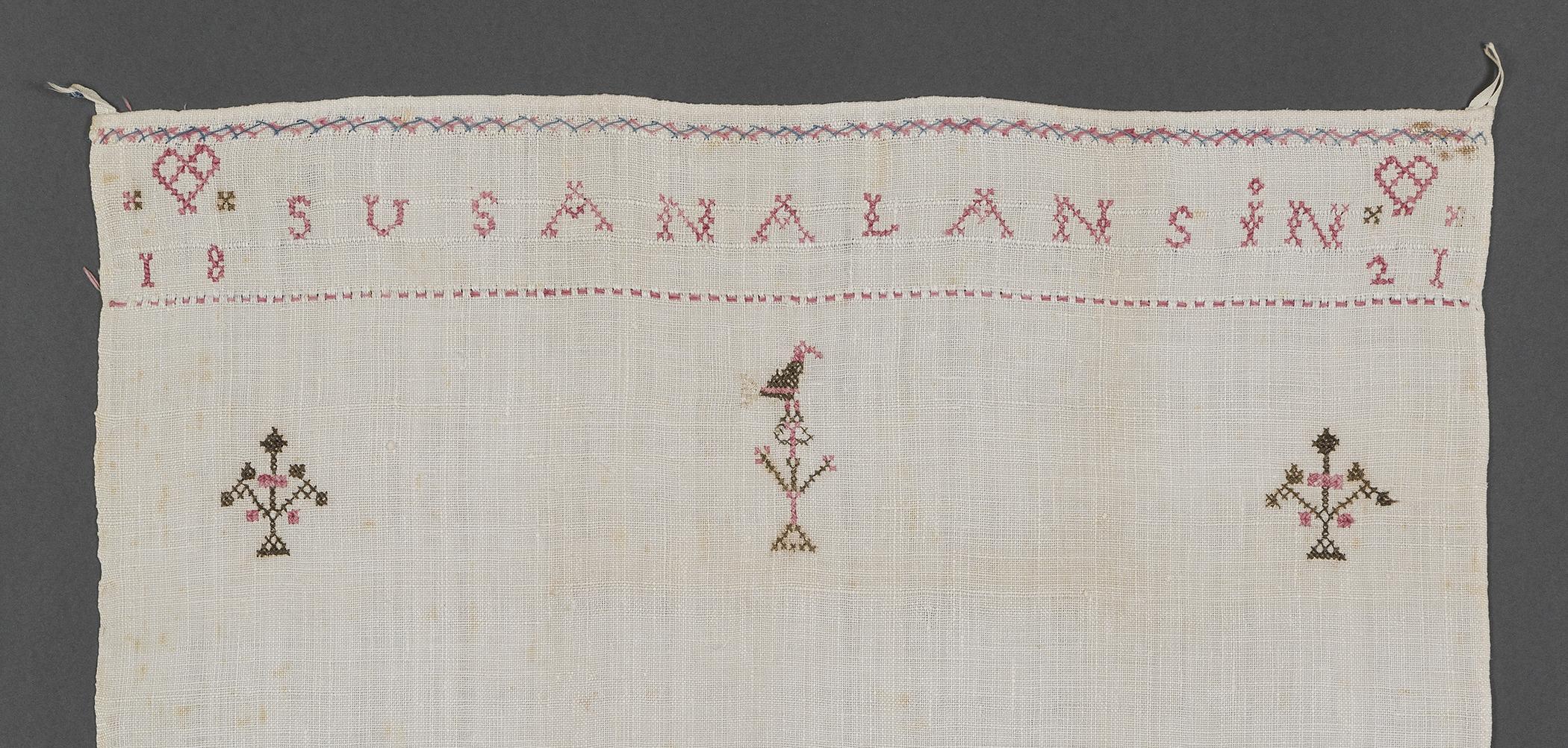 1967.0272 Towel, detail 1