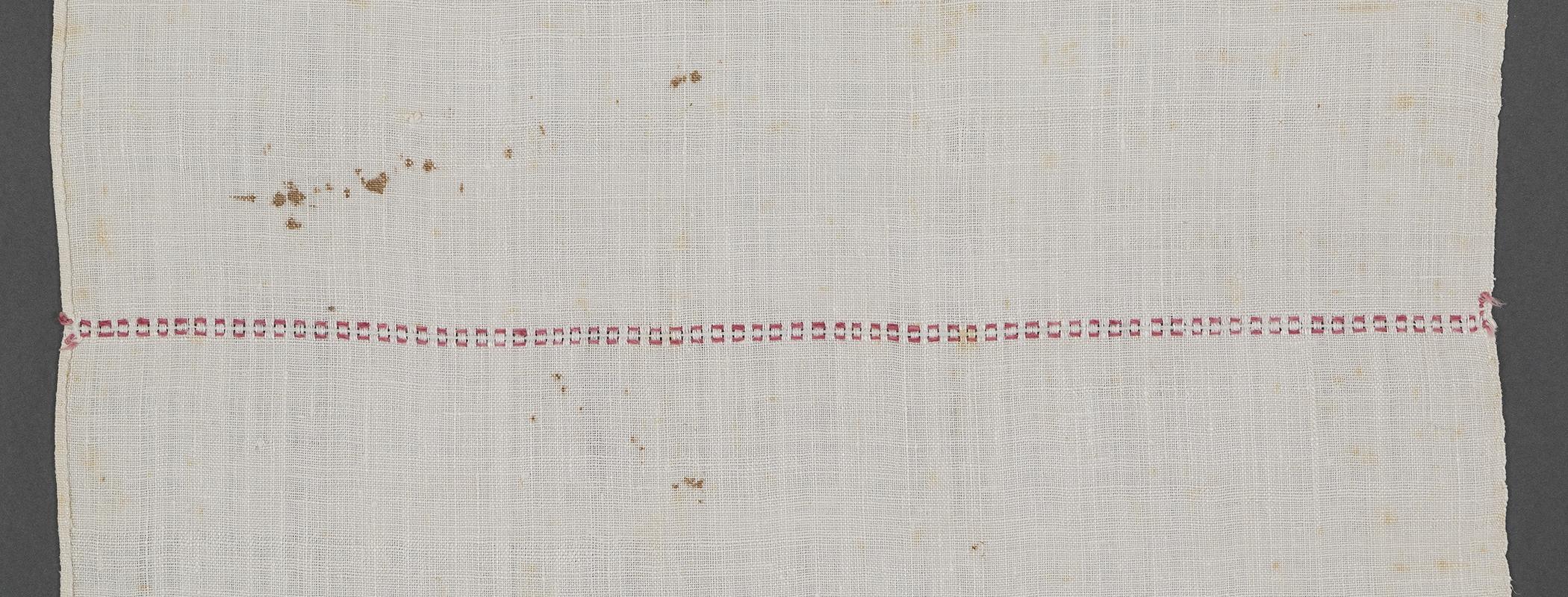 1967.0272 Towel, reverse, detail 8