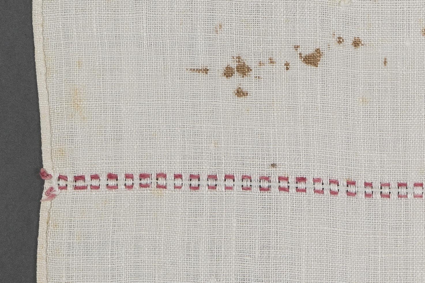 1967.0272 Towel, reverse, detail 9
