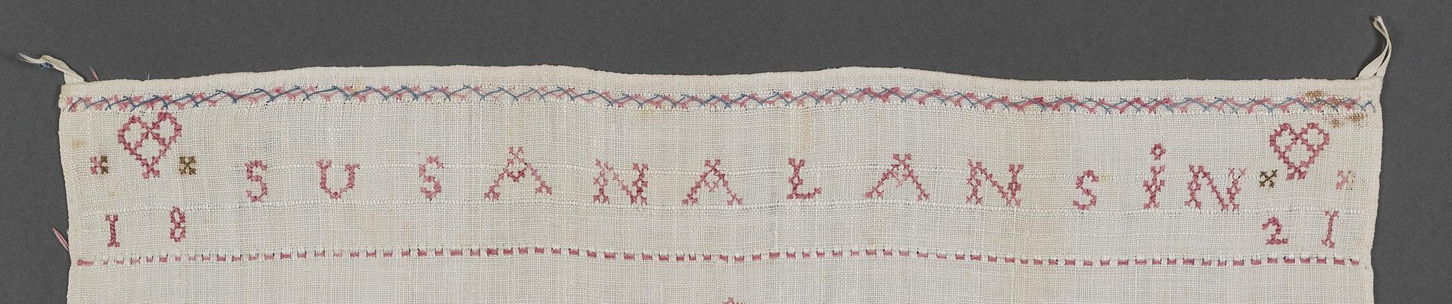 1967.0272 Towel, detail 2